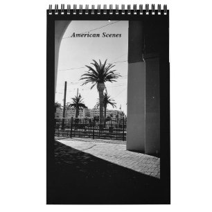 Calendrier Scènes américaines