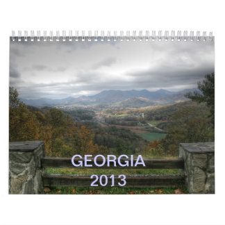 CALENDRIER SCÈNES DE LA GÉORGIE