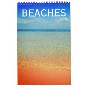 Calendrier scènes de plage