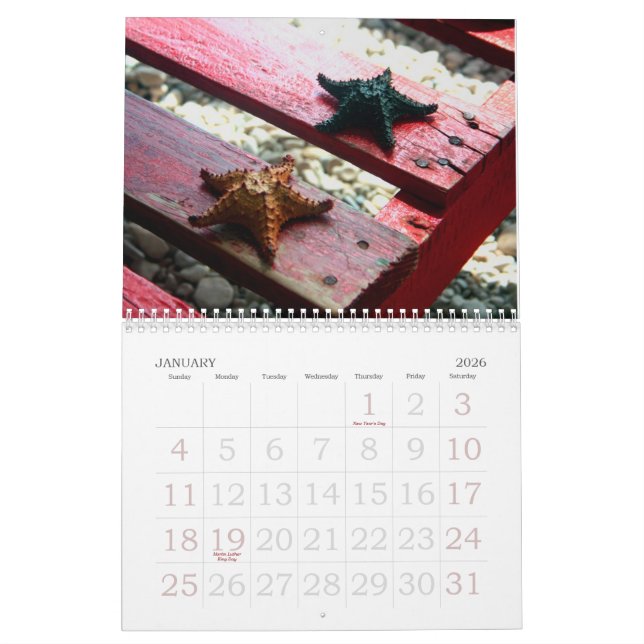 Calendrier Scènes du Haïti (Jan 2026)