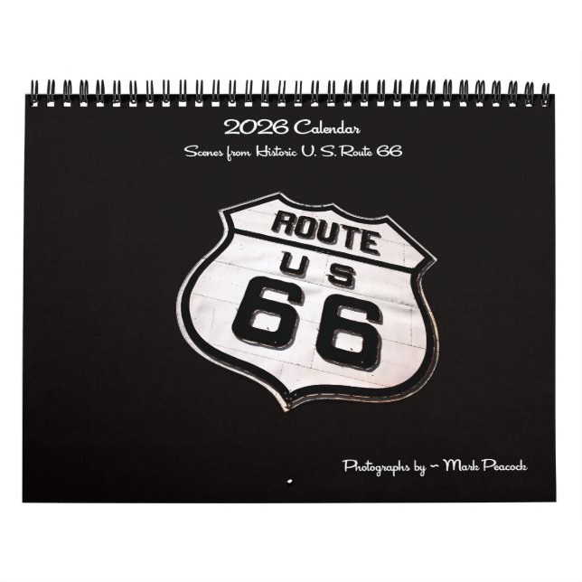 Calendrier Scenes from Historic Route 66 (Protection)