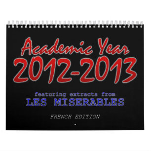 Calendrier scolaire 2012-2013, français