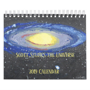 Calendrier Scott étudie l'univers