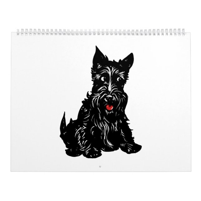 Calendrier Scottish Terrier (Protection)