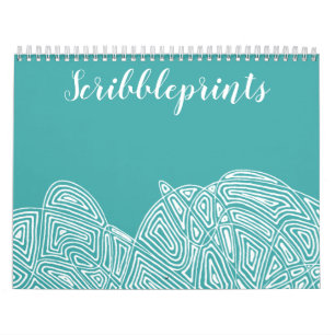 Calendrier Scribbleprints (Avec Conception Chrétie