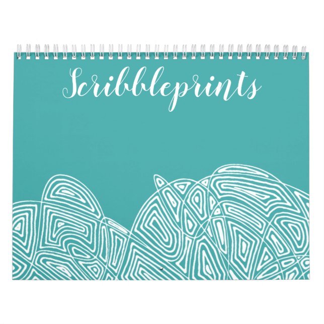 Calendrier Scribbleprints (Avec Conception Chrétie (Protection)