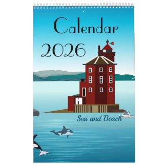 Calendrier Sea and Beach Calendar