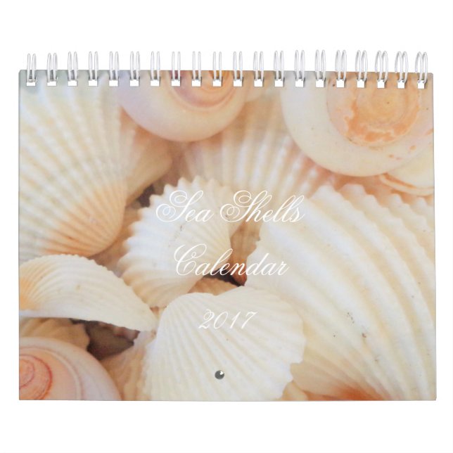 Calendrier Sea Shells 2017 Exotic Tropical Romanti (Protection)