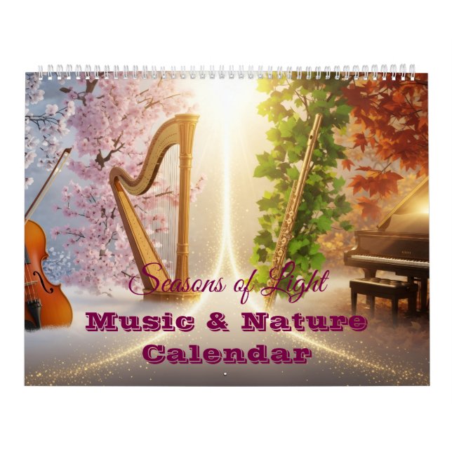 Calendrier Seasons of Light – Music & Nature (Protection)