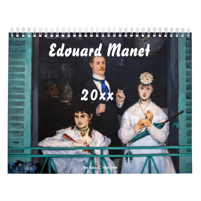 Calendrier Sélection des chefs-d'oeuvre Edouard Manet (Protection)