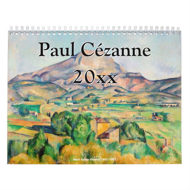 Calendrier Sélection des chefs-d'oeuvre Paul Cezanne (Protection)