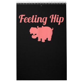 Calendrier Sentiment Hip Hippopotamus Drôle Hippo Cadeaux Enf