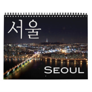 Calendrier SEOUL - Asie - Corée du Sud -
