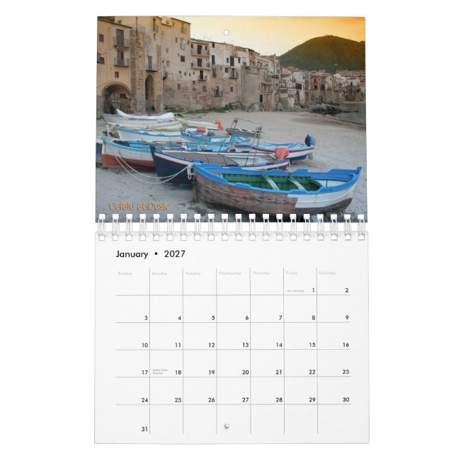 Calendrier serein de la Sicile 2010 (Jan 2027)