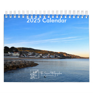 Calendrier Serene Shores 2025 Calendar two-page small