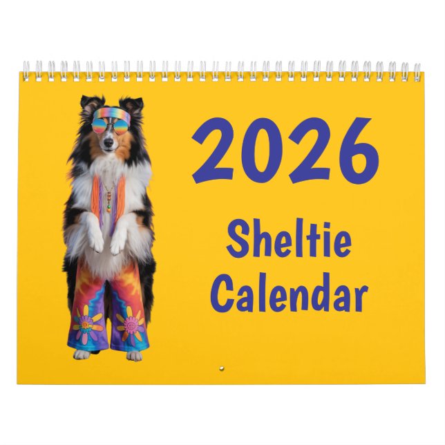 Calendrier Sheltie Calendar (Protection)