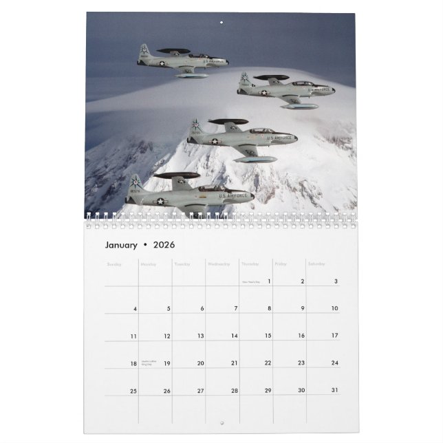 Calendrier Shooting Stars T-33 (Jan 2026)