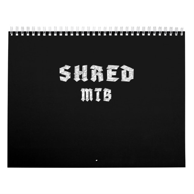 Calendrier Shred Mtb Mountain Vélo (Protection)