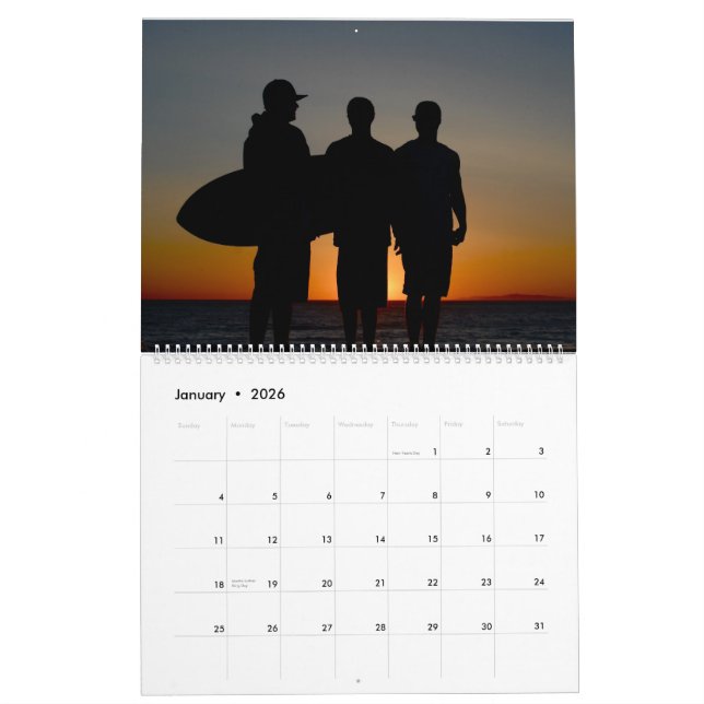 Calendrier Silhouettes par Lorenzo Aguayo (Jan 2026)