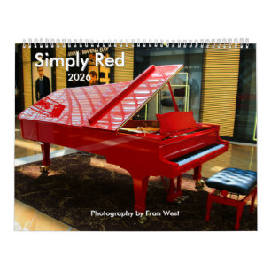 Calendrier Simple Red 2026