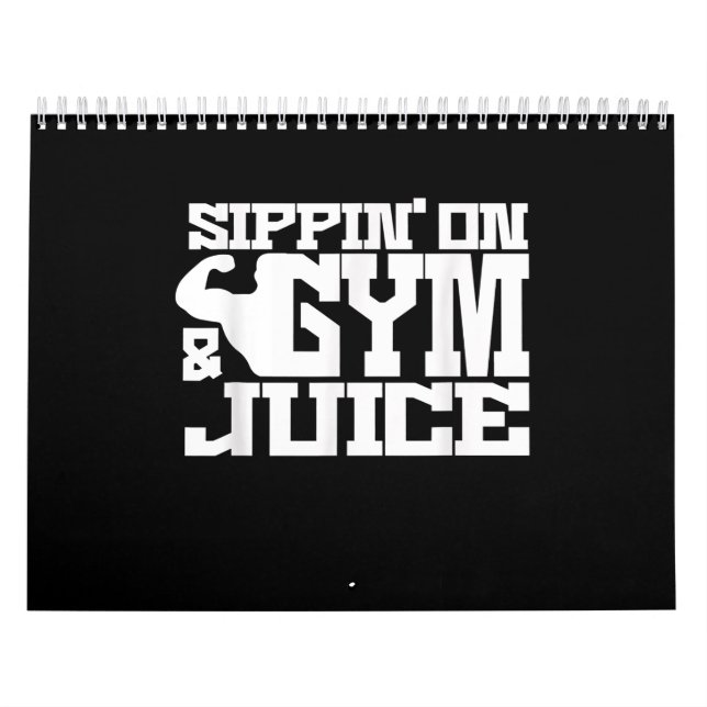 Calendrier Sippin Sur Le Jus De Gym - Les Chemises D'Exercice (Protection)