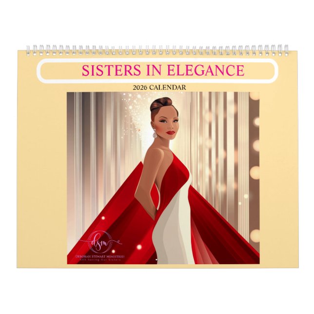 Calendrier  SISTERS IN ELEGANCE 2026 Calendar (Protection)