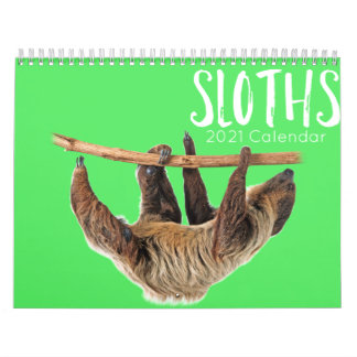 Calendrier Sloths 2023 drôle & mignon paresse
