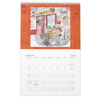Calendrier Sock monkey and his friends calendar 2022