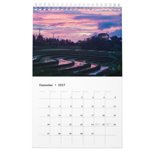 Calendrier solonomique de 2018 (Dec 2027)