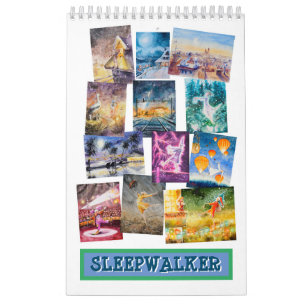 Calendrier Somnambule, Schlafwandler, Lunatyk 