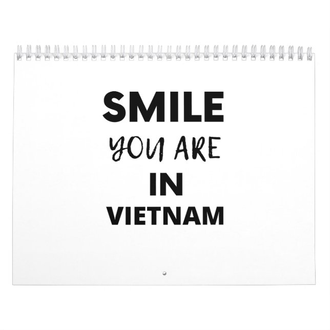 CALENDRIER SOURIRE VOUS ÊTES AU VIETNAM (Protection)