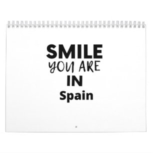 Calendrier SOURIRE VOUS ÊTES EN Espagne