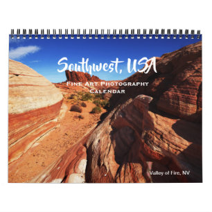 Calendrier Southwest USA Fine Art Photography Verticals 2025