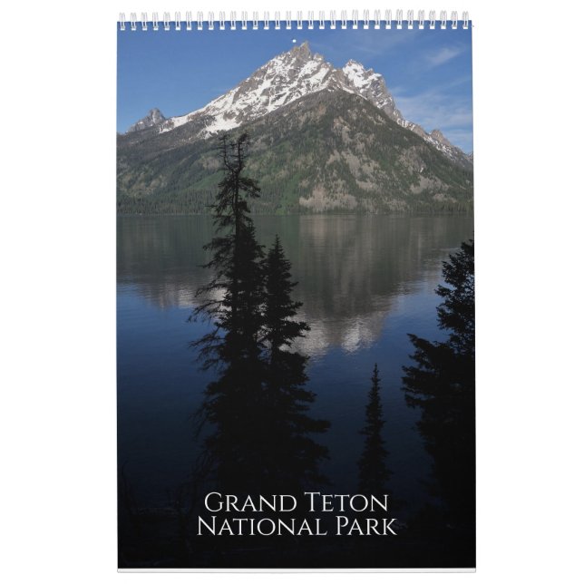 Calendrier souvenir du parc national Grand Teton (Protection)