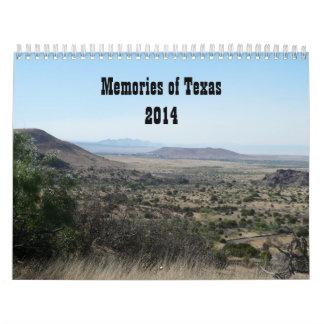 Calendrier Souvenirs de la Texas-Photographie