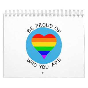 Calendrier Soyez fier de qui vous êtes LGBT