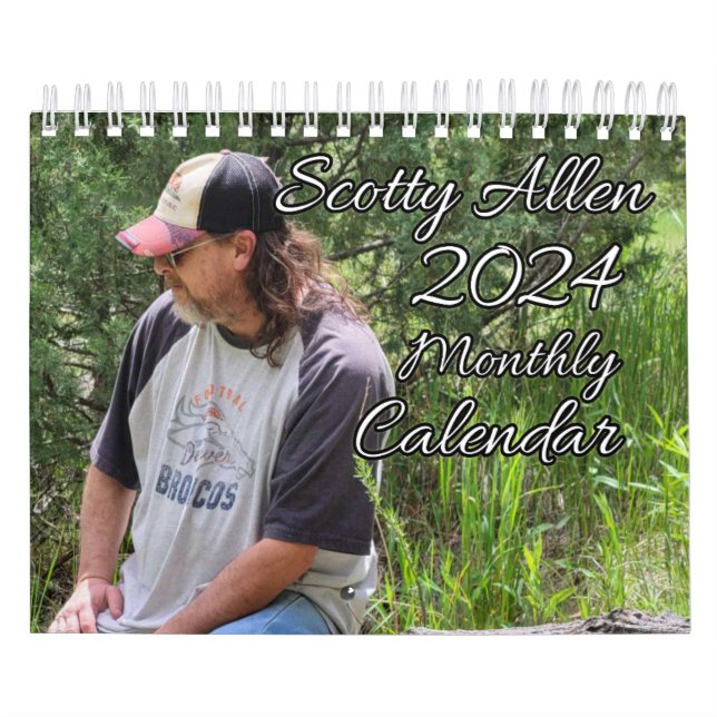 Calendrier Spiral Scotty Allen 2024 (Protection)