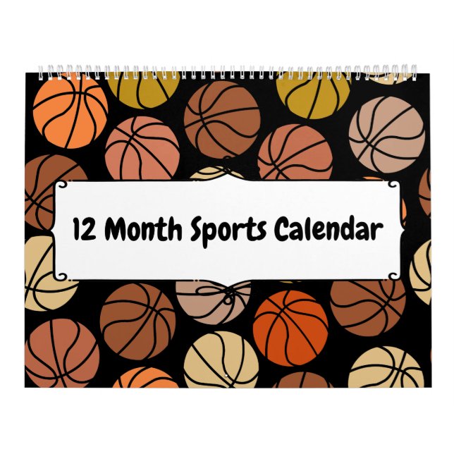 Calendrier sportif de 12 mois (Protection)