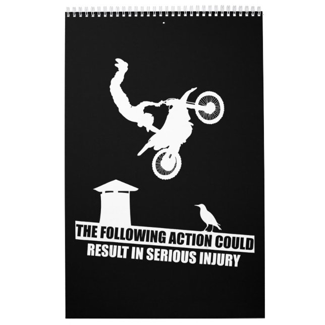 Calendrier Sports Vélo Dirt Motos Lover Cadeau (Protection)