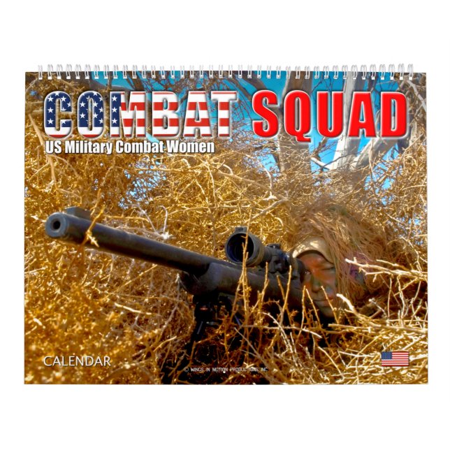 Calendrier SQUAD DE COMBAT - US Military Combat Women (Protection)