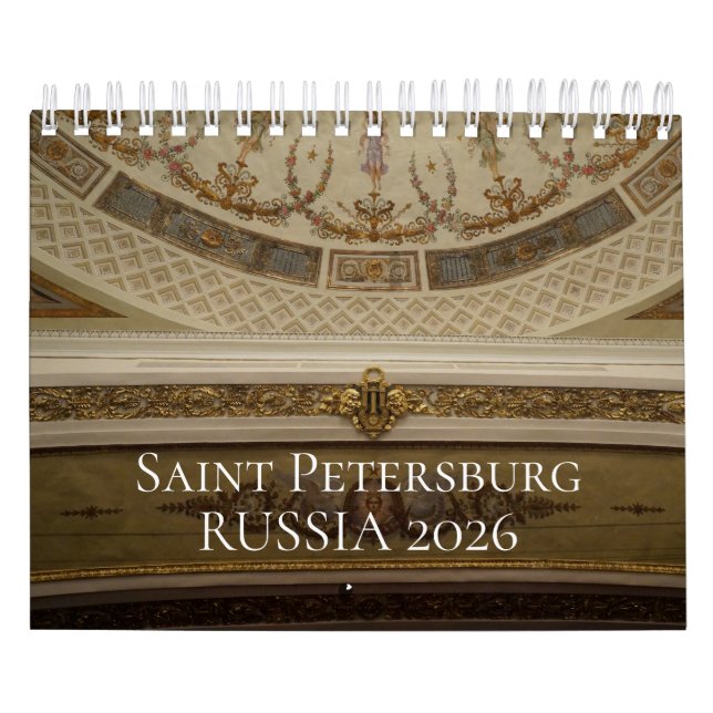 Calendrier St Petersburg Calendar 2026 (Protection)