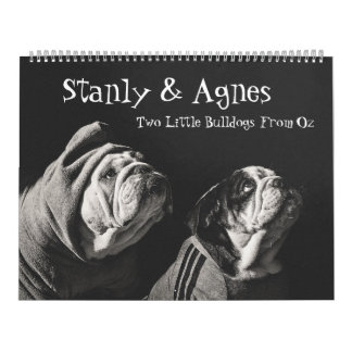Calendrier Stanly & Agnes - Deux Petits Bulldogs D'Oz