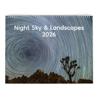 Calendrier Stars, Mountains & Horizons: A 2026 Photo Calendar