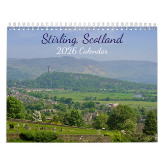 Calendrier Stirling Scotland 2026 Calendar