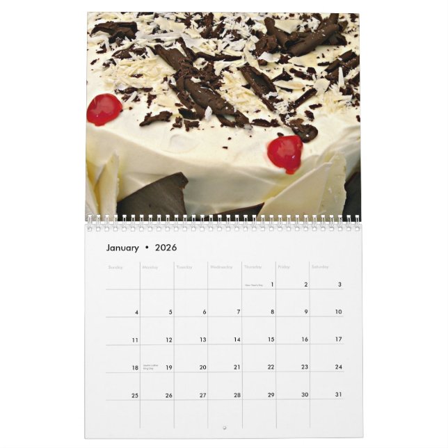 Calendrier stupéfiant de gâteaux (Jan 2026)