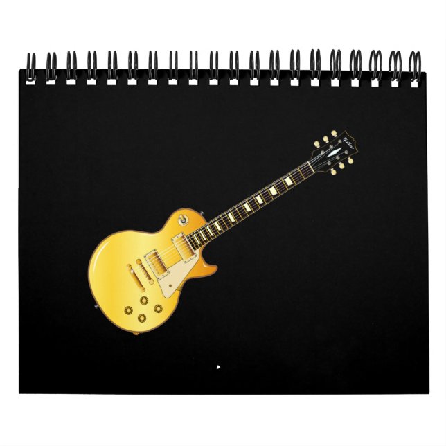 Calendrier Style classique Solid Blues Guitare (Protection)