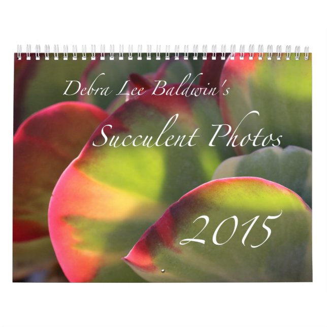 Calendrier succulent des photos 2015 de Debra Lee (Protection)