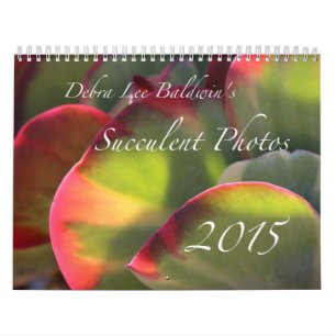 Calendrier succulent des photos 2015 de Debra Lee
