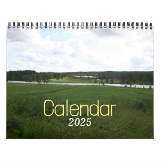 Calendrier suédois du paysage 2025
