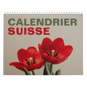 Calendrier Suisse avec Jours Fériés   2025 Calendar